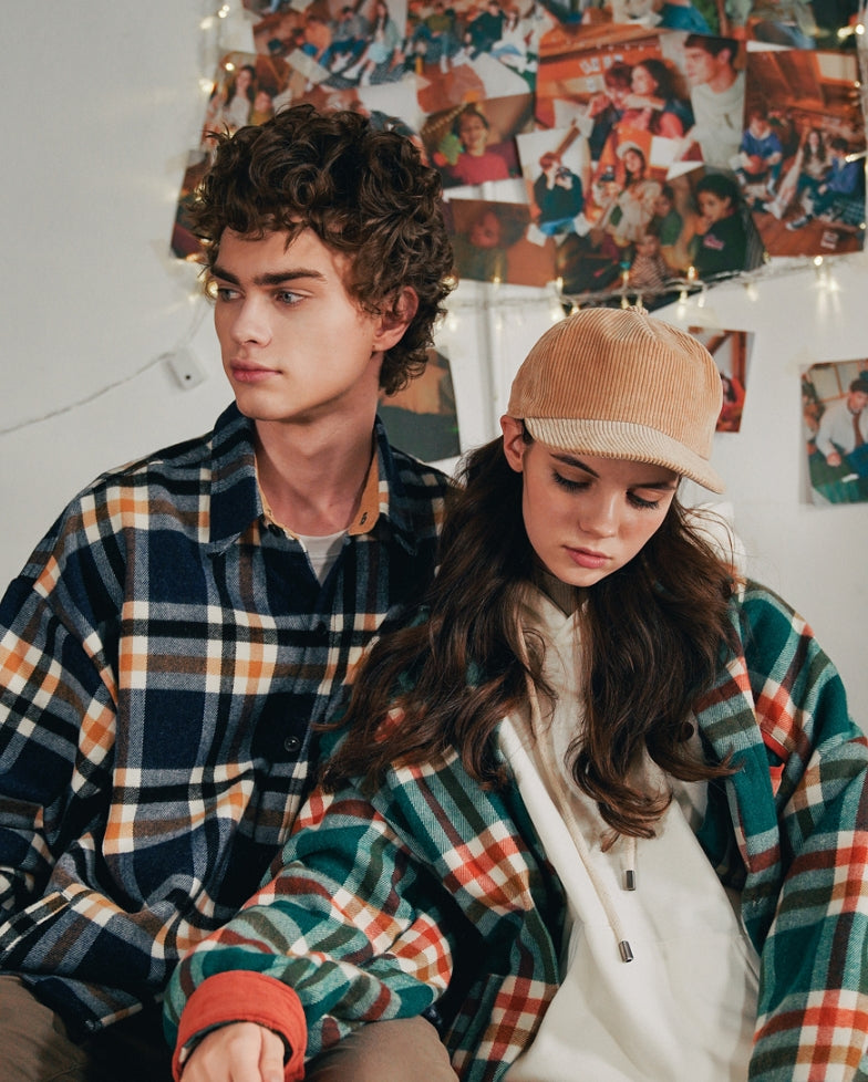 ダブルユーブイプロジェクト(WV PROJECT) LEEDS CHECK SHIRTS GREEN MJLS7323