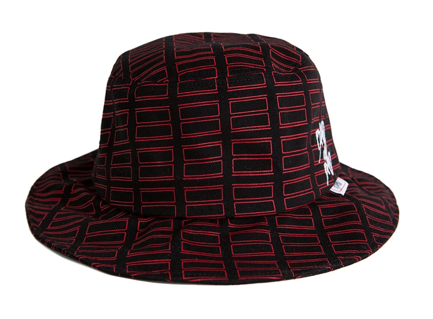 ベドインベド(BADINBAD) 	TABS LOGO BUCKET HAT_BLACK
