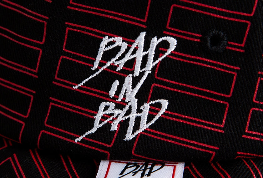 ベドインベド(BADINBAD) 	TABS LOGO BUCKET HAT_BLACK