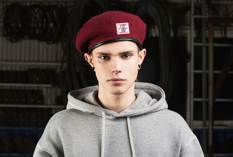 ベドインベド(BADINBAD)BIB Beret_Burgundy