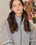 ダブルユーブイプロジェクト(WV PROJECT) Halfcut Reversible Goosedown Parka GRAY/BLACK JJOT7312