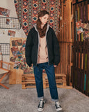 ダブルユーブイプロジェクト(WV PROJECT) Halfcut Reversible Goosedown Parka GRAY/BLACK JJOT7312