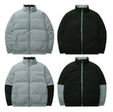ダブルユーブイプロジェクト(WV PROJECT) Halfcut Reversible Goosedown Parka GRAY/BLACK JJOT7312