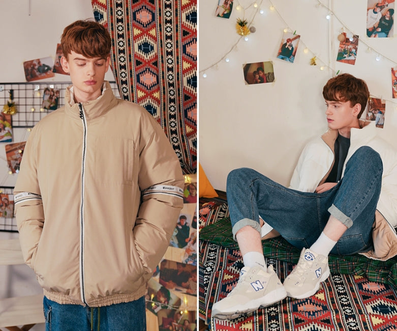 ダブルユーブイプロジェクト(WV PROJECT) Halfcut Reversible Goosedown Parka WHITE/BEIGE JJOT7312