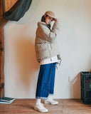 ダブルユーブイプロジェクト(WV PROJECT) Anna Reversible Goosedown Parka BEIGE MJOT7293