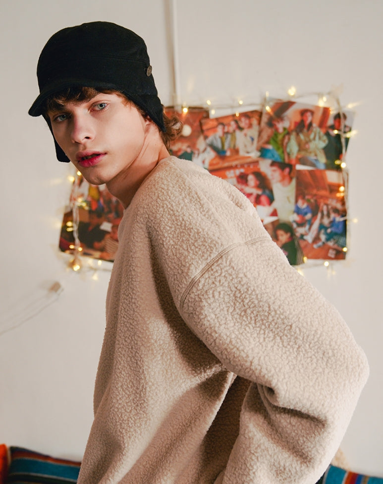 ダブルユーブイプロジェクト(WV PROJECT) BEN Boucle sweatshirts BEIGE KHMT7336