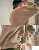 ダブルユーブイプロジェクト(WV PROJECT) BEN Boucle sweatshirts BEIGE KHMT7336