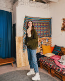 ダブルユーブイプロジェクト(WV PROJECT) BEN Boucle sweatshirts KHAKI KHMT7336