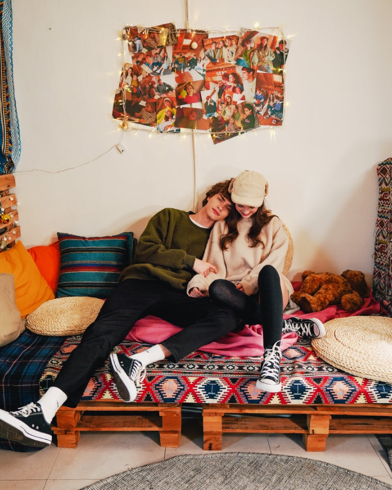 ダブルユーブイプロジェクト(WV PROJECT) BEN Boucle sweatshirts KHAKI KHMT7336