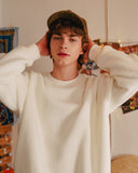 ダブルユーブイプロジェクト(WV PROJECT) BEN Boucle sweatshirts IVORY KHMT7336