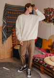 ダブルユーブイプロジェクト(WV PROJECT) BEN Boucle sweatshirts IVORY KHMT7336