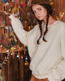 ダブルユーブイプロジェクト(WV PROJECT) BEN Boucle sweatshirts IVORY KHMT7336