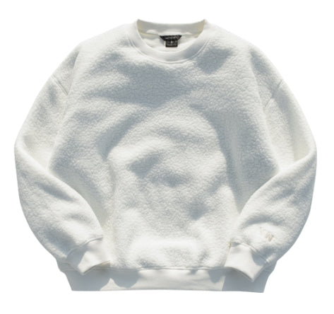 ダブルユーブイプロジェクト(WV PROJECT) BEN Boucle sweatshirts IVORY KHMT7336