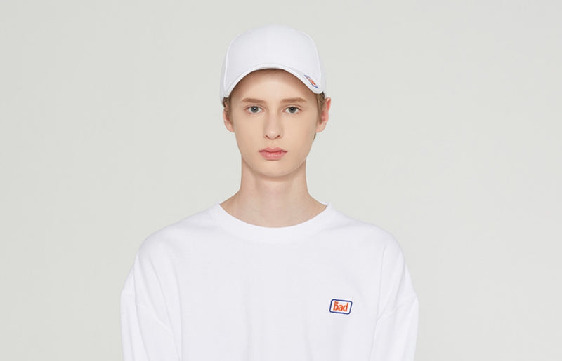 ベドインベド(BADINBAD)BASIC BALLCAP_WHITE