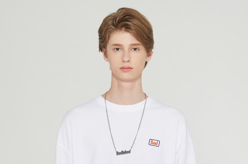 ベドインベド(BADINBAD)BIB LOGO NECKLACE_SILVER