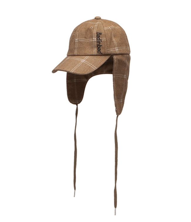 ベドインベド(BADINBAD) BIB STRING TROOPER HAT_BROWN