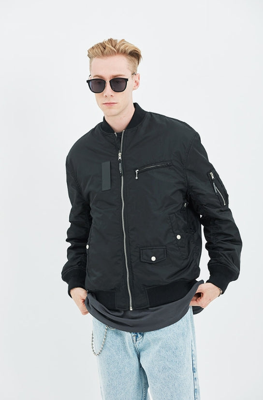 セイントペイン(SAINTPAIN)   SP MA-1 FLIGHT JACKET-BLACK
