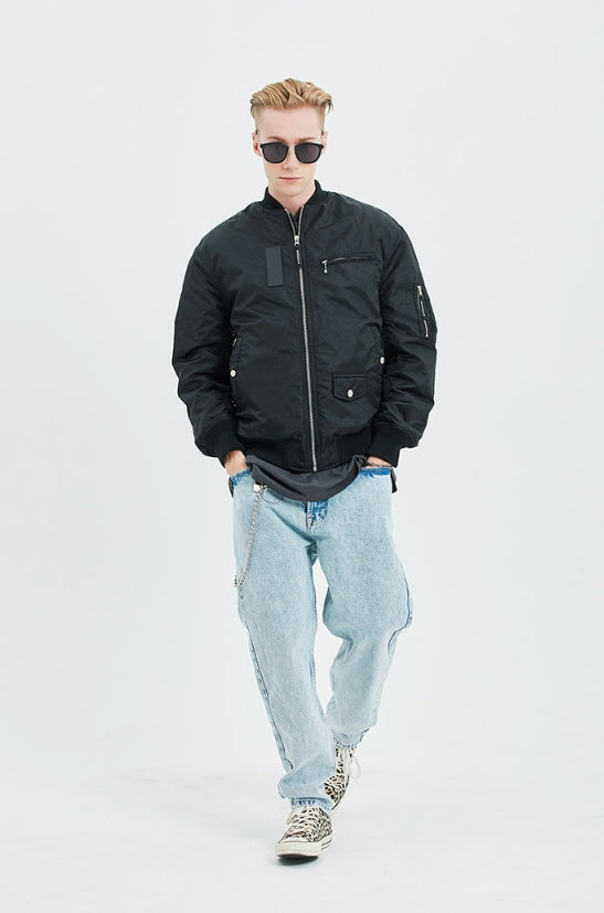 セイントペイン(SAINTPAIN)   SP MA-1 FLIGHT JACKET-BLACK