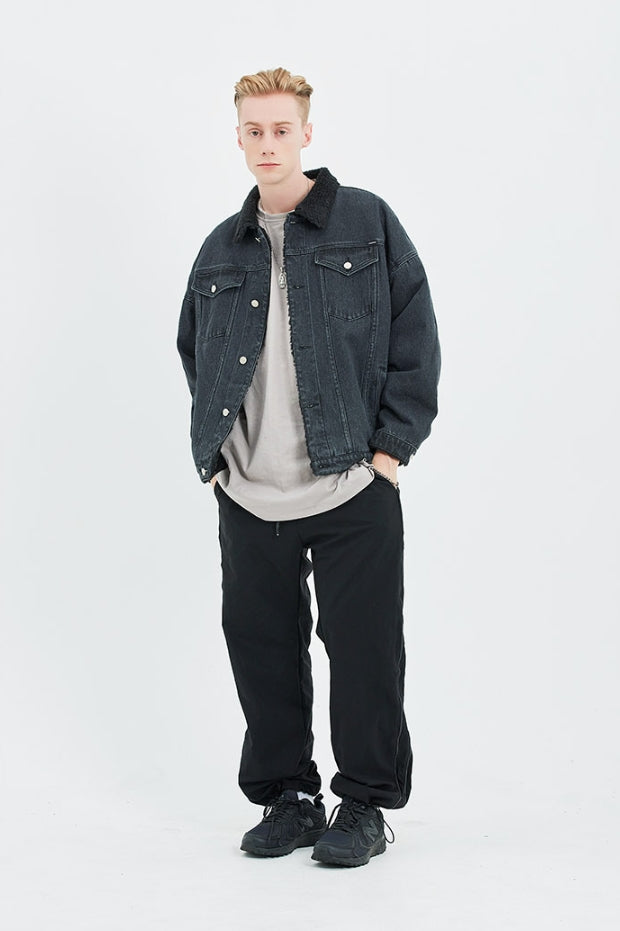 セイントペイン(SAINTPAIN)   SP BOA DENIM SHERPA JKT-BLACK