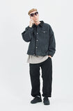 セイントペイン(SAINTPAIN)   SP BOA DENIM SHERPA JKT-BLACK