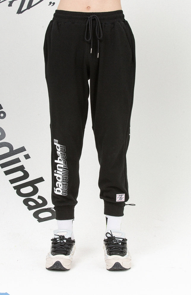 ベドインベド(BADINBAD) BIB Ankle Sweat Pants_Black