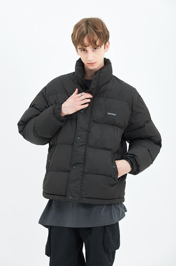 セイントペイン(SAINTPAIN)    SP SAINT LOGO DUCK DOWN PADDING-BLACK