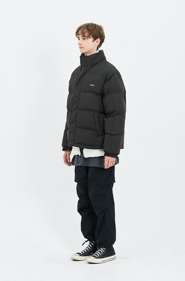 セイントペイン(SAINTPAIN)    SP SAINT LOGO DUCK DOWN PADDING-BLACK
