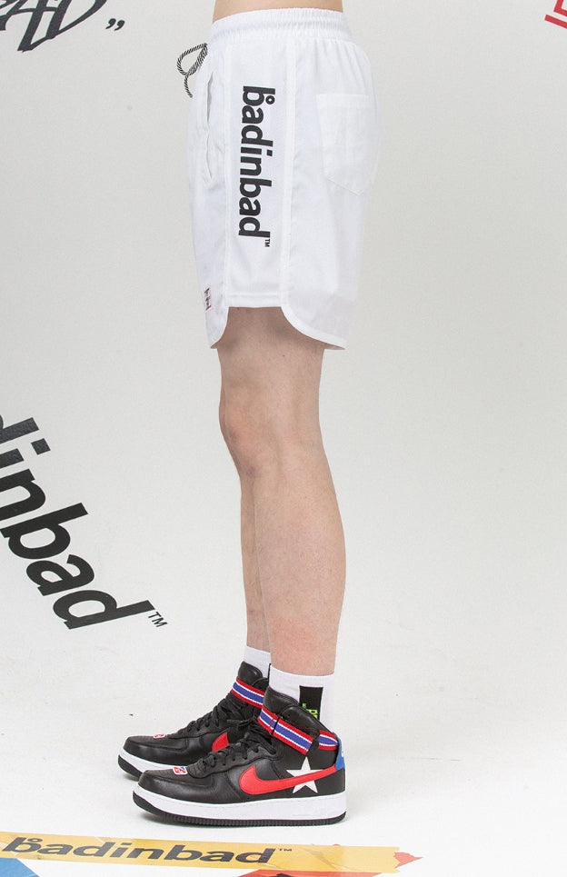 ベドインベド(BADINBAD) BIB Logo Banding Short_White