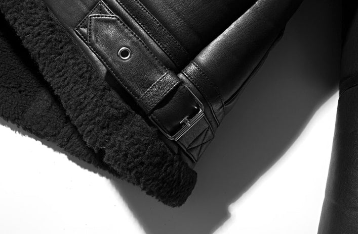 セイントペイン(SAINTPAIN)    SP TIDY FLEATHER SHEARLING JKT-BLACK
