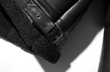 セイントペイン(SAINTPAIN)    SP TIDY FLEATHER SHEARLING JKT-BLACK