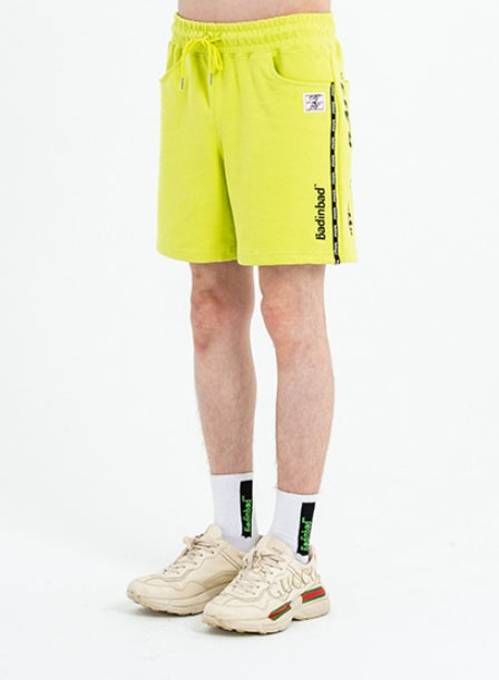 ベドインベド(BADINBAD) DOUBLENESS Logo Shorts_Green