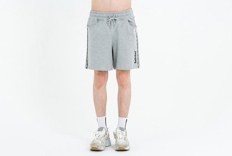 ベドインベド(BADINBAD) DOUBLENESS Logo Shorts_Grey