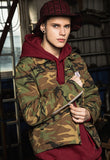 ベドインベド(BADINBAD) Tabs Logo Washing jacket_Camo