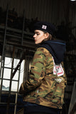 ベドインベド(BADINBAD) Tabs Logo Washing jacket_Camo