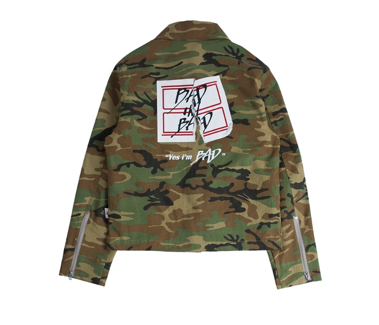 ベドインベド(BADINBAD) Tabs Logo Washing jacket_Camo