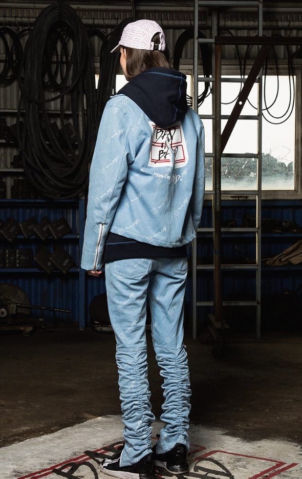 ベドインベド(BADINBAD) Tabs Logo Washing jacket_Blue
