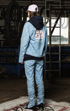 ベドインベド(BADINBAD) Tabs Logo Washing jacket_Blue