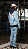 ベドインベド(BADINBAD) Tabs Logo Washing jacket_Blue