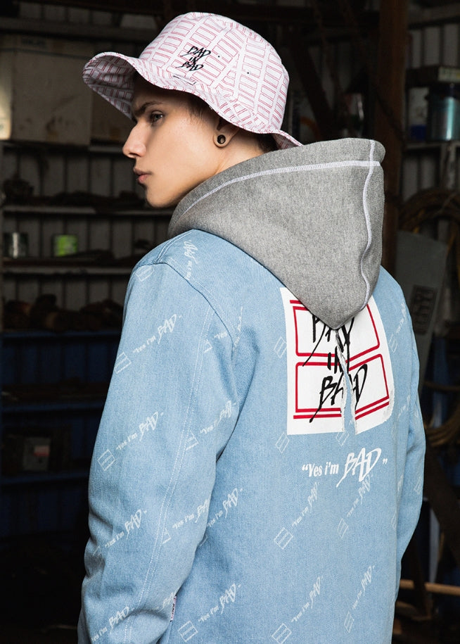 ベドインベド(BADINBAD) Tabs Logo Washing jacket_Blue