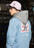 ベドインベド(BADINBAD) Tabs Logo Washing jacket_Blue