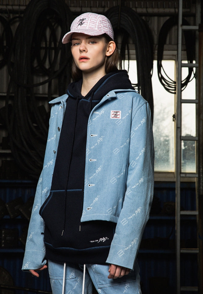 ベドインベド(BADINBAD) Tabs Logo Washing jacket_Blue