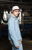 ベドインベド(BADINBAD) Tabs Logo Washing jacket_Blue