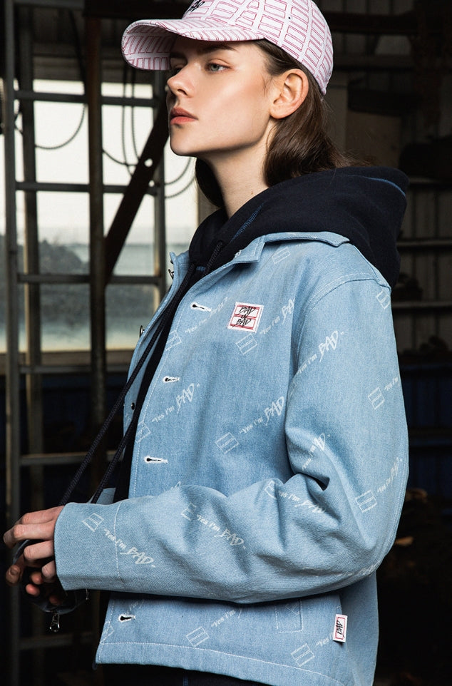 ベドインベド(BADINBAD) Tabs Logo Washing jacket_Blue