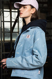 ベドインベド(BADINBAD) Tabs Logo Washing jacket_Blue