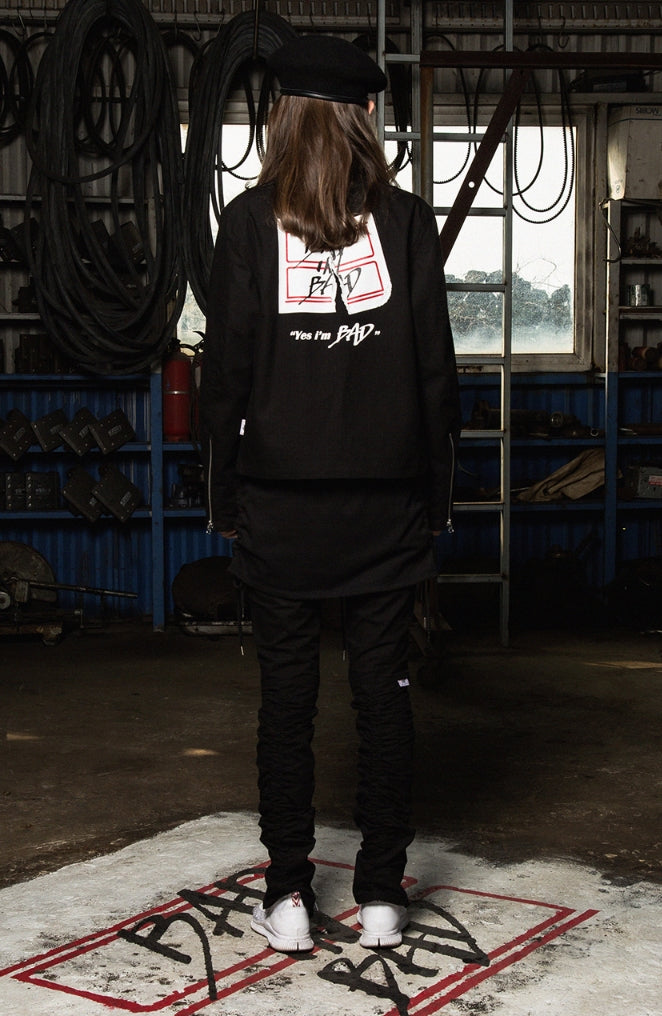 ベドインベド(BADINBAD) Tabs Logo Washing jacket_Black