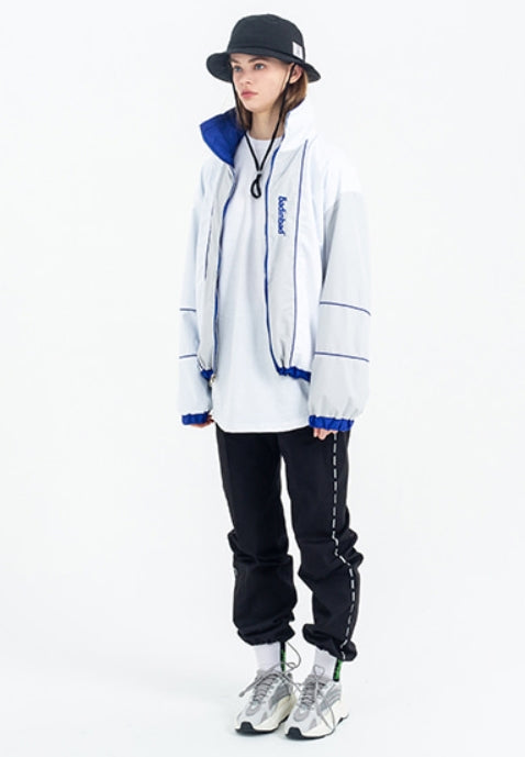 ベドインベド(BADINBAD) Reversible Color Jacket_Blue