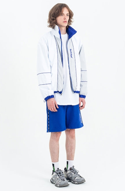 ベドインベド(BADINBAD) Reversible Color Jacket_Blue