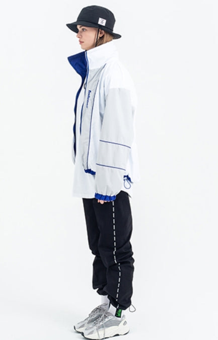 ベドインベド(BADINBAD) Reversible Color Jacket_Blue