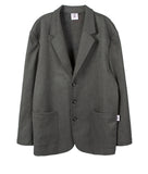 ベドインベド(BADINBAD) 3 BUTTON SINGLE JACKET_CHARCOAL