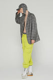ベドインベド(BADINBAD) 3 BUTTON CHECK JACKET_GREY